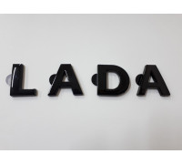 Орнамент крышки багажника Лада Гранта / Калина-2 / Приора, Ларгус "LADA" черный