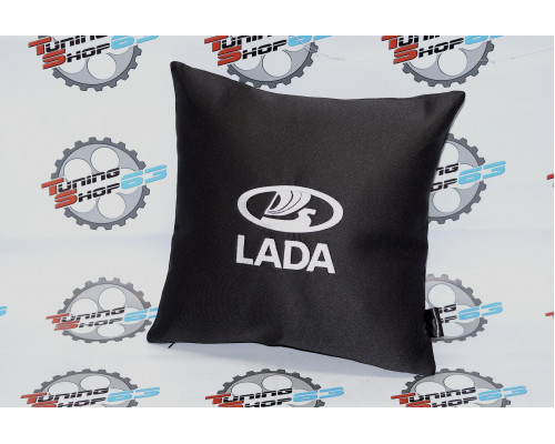 Подушка в автомобиль с надписью Lada